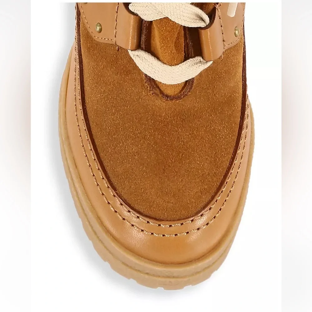 See by Chloé Verena Shearling High Block Heel‎ Booties